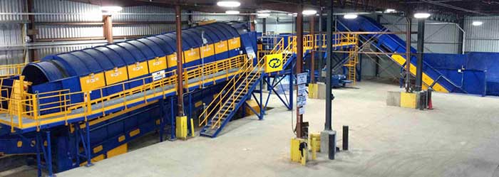 landfill waste sorting machine Egyptian customer site