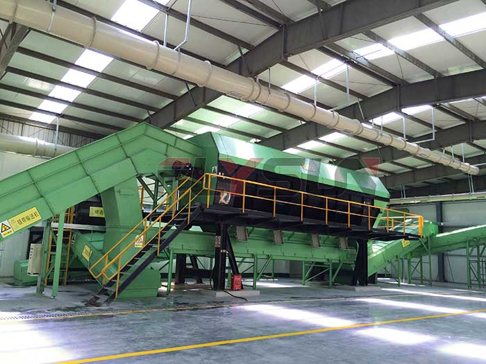 construction waste separator machine Philippine customer site