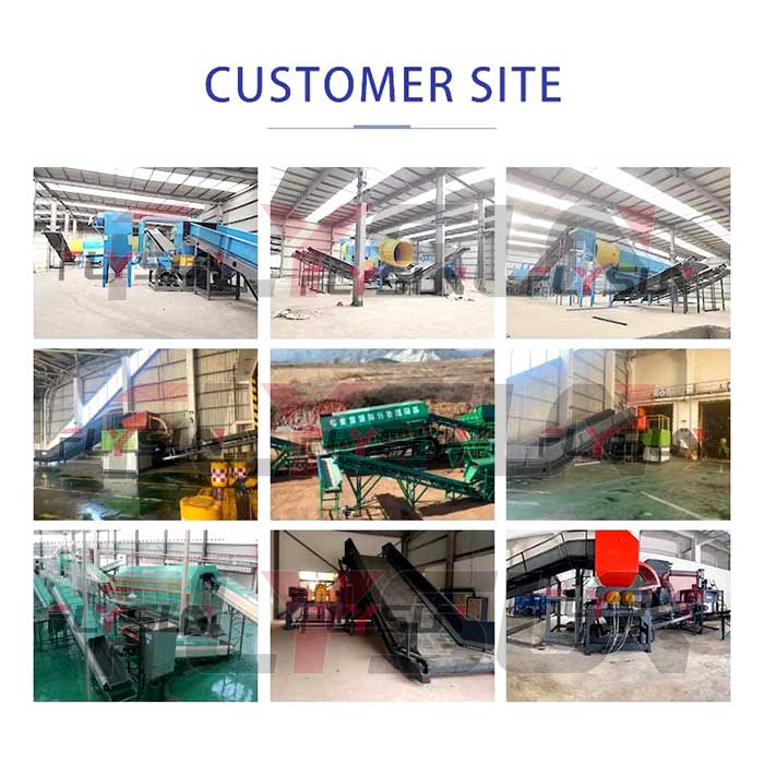 garbage disposal machine Customer Case
