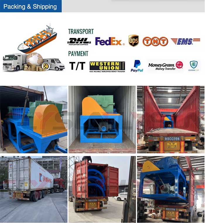 car shredder Delivery site