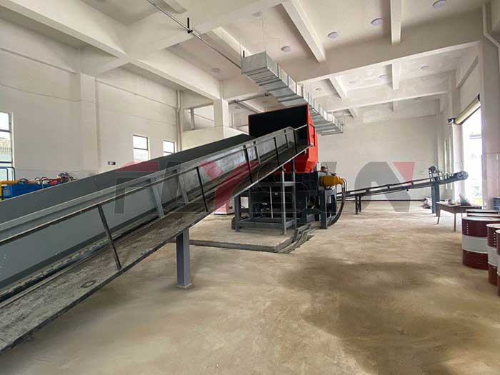 rdf shredder machine Myanmar customer site