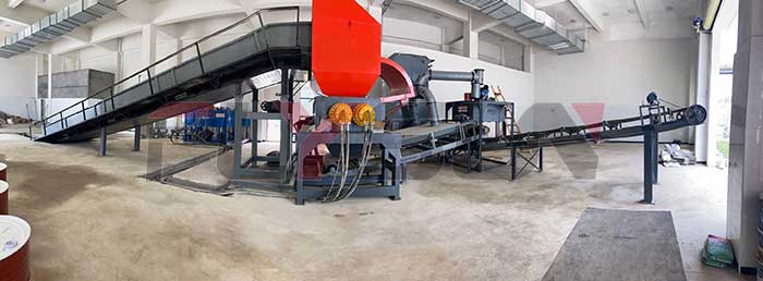 waste clothing shredder machine Mongolia Customer Case