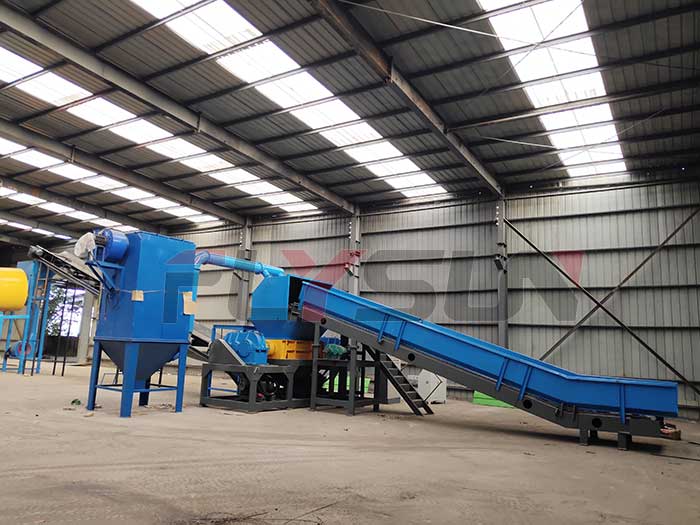 waste clothing shredder machine Malaysia Customer Case