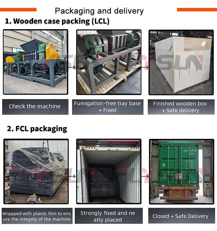 waste clothing shredder machine Delivery site