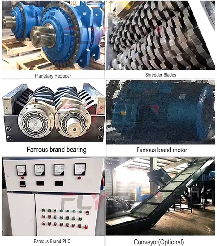 coconut shell shredder machine Internal structure