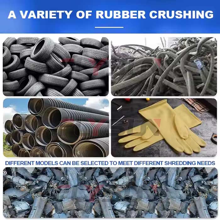 scrap tire shredder