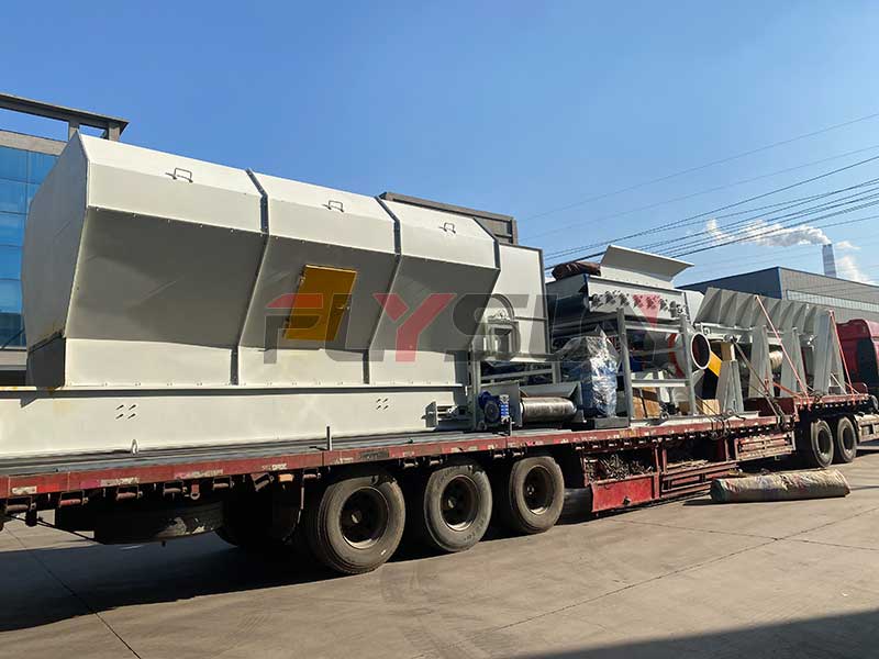 garbage sorting machine shipped to singapore